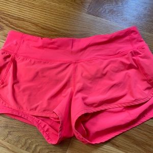 Lululemon speed shorts